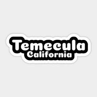 Temecula California - Car Window Bumper Sticker